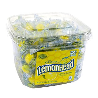 Lemonhead Candy 150 Count Tub