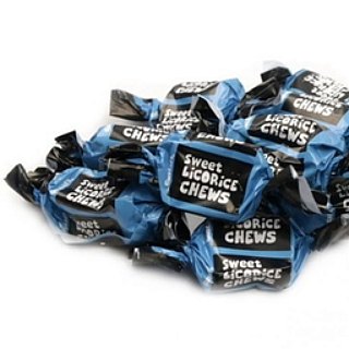 Gustaf Sweet Licorice Toffees 5 Pound Bag Individually Wrapped