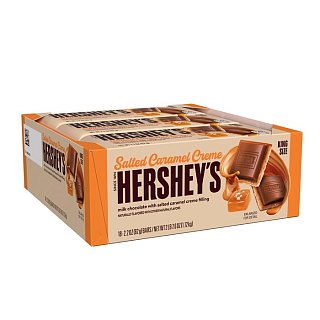 HERSHEY'S King Size Salted Caramel Creme Filled 2.2oz  18 ct
