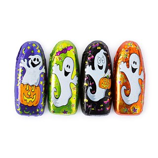 Madelaine Halloween Milk Chocolate Foiled Mini Ghosts 5lb