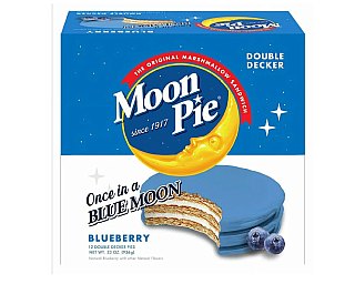 Moon Pie 12 Ct 2.75 Oz Double Decker Blueberry Tray