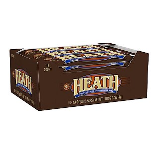Heath English Toffee Bar 18 Count 1.4 Ounce