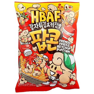 HBAF Korea Import French Fries Ketchup Popcorn 2.82 oz 12 ct