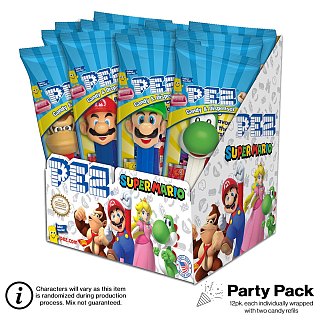 Pez Nintendo Mario Bowser Assortment Polypack 12ct