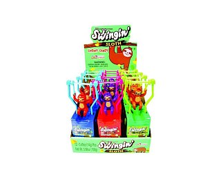 Kidsmania Swingin Sloth 12 Ct 0.49 Oz Candy Toy