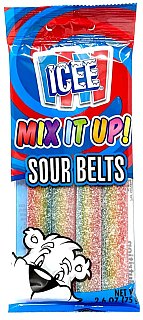 Icee Mix It Up Sour Belt Rainbow Peg Bag 2.6 oz