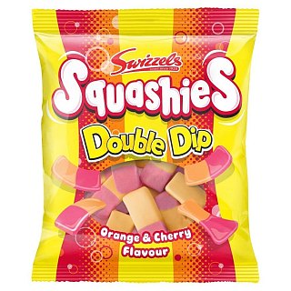 Swizzels Drumstick Squashies Orange & Cherry 120g 12 ct
