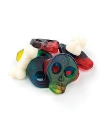 Gustafs Skull And Bones Gummy Halloween 2.2 Pound Bag