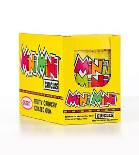 Gerrit’s Mini Mini Chicles Gum 0.79 oz Pouches 20 ct