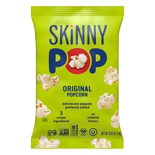Skinny Pop Original Flavored Popcorn Bag 0.65 oz 30 Pack