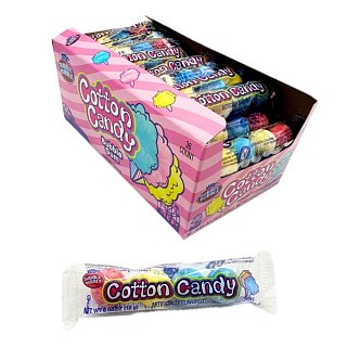 Dubble Bubble Cotton Candy Gumball Tube 36ct Tray
