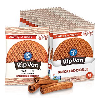Rip Van Wafels Snickerdoodle Stroopwafels 1.16 oz 12 ct