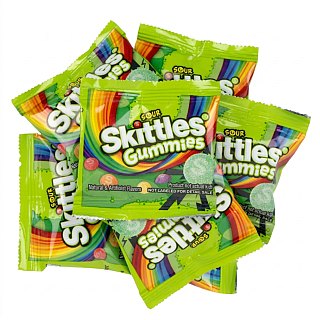Skittles Sour Gummies Fun Size Candy 3.5lb