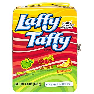 Laffy Taffy Mega Lunch Box Tin Filled Candy 4.8 oz