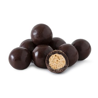Malted DARK Chocolate Balls 2.5 Lb Bag Bulk