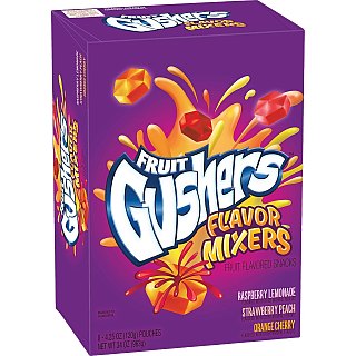 Gusher Flavors Mixers Pouches Tray 8 Ct 4.25 Oz