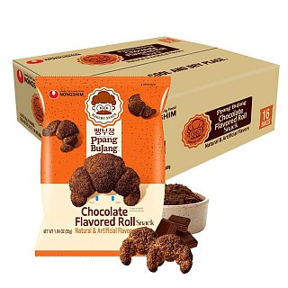 Nongshim Korea Chocolate Buttery Croissant Snack 1.94oz 16ct