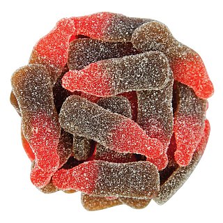 Clever Candy Cola Bottle Sour Cherry Red 5 lb
