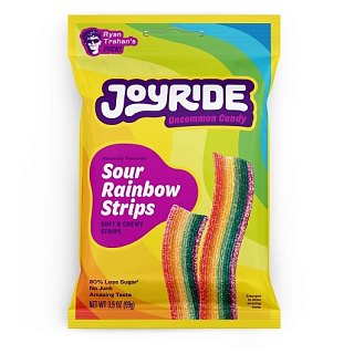Joyride Low Sugar Sour Rainbow Belts 3.5 oz 10 ct