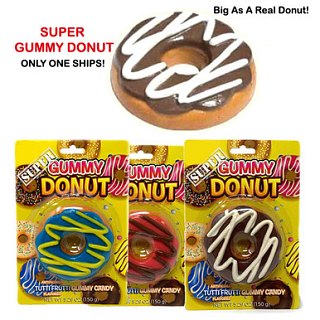 Alberts 5.29 Oz Super Gummy Donut Pack