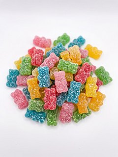 Gummy Rush  Assorted Sanded Bears Gummy Candy 2.7 lb