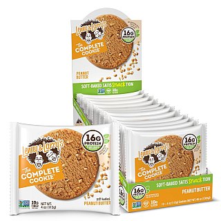 Lenny & Larry's Protein Cookie Peanut Butter 4oz 12ct Tray