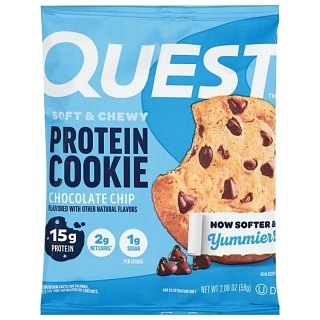 Quest Protein Cookie Chocolate Chip 2.08 oz 12ct