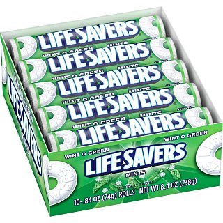 Lifesavers Wint-O-Green 20 Count 0.84 ounce