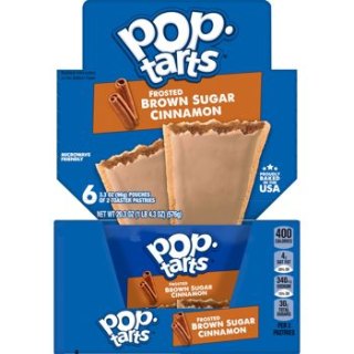 Pop Tarts Frosted Brown Sugar Cinnamon SS Box 6 Ct 3.3 Oz