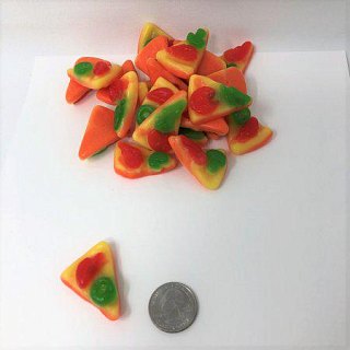 Vidal Gummi Pizza Slices 2.2 Pound Bag Bulk