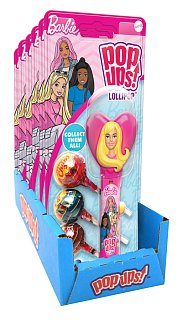 Flix Barbie & Friends Pop Ups Lollipop Chupa Chupa 6 ct Tray