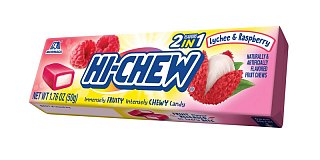 Hi-Chew Chewy Candy Lychee Raspberry 1.76oz 15ct Tray
