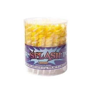 Splash Pops Lemon Lollipops 30 Count Tub