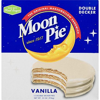 Moon Pie 12 Ct 2.75 Oz Vanilla Double Decker Pies