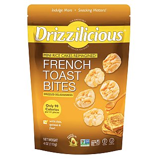 Drizzilicious Mini Rice Cakes  French Toast  4oz 12ct