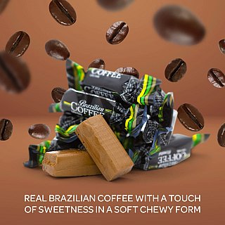Brazilian Coffee Taffy Candy Soft Lightly Sweet 5 lb Bag