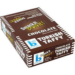 Bonomo Turkish Taffy Chocolate 24 Count 1.5 Ounce