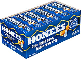 Honees Milk Honey Cough Drops 24ct