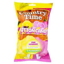 Thrive Country Time Pink Lemonade Cotton Candy 3oz Bag 12ct