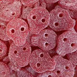 SGAB Swedish SourRed Strawberry  Skulls 2.2 lb