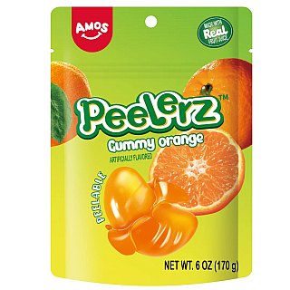 Amos Peeler Orange 12 Ct 6 Oz Pack
