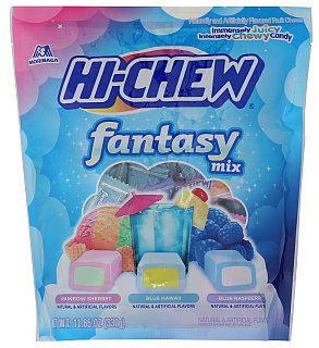 Hi Chew Fantasy Mix 3 Flavor Chewy Candy Stand Up Bag 11.65 oz