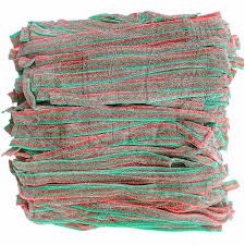 Dorval Sour Power Strawberry and Apple Belts 6.6 Pound Package Bulk