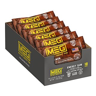 Military Energy Gum MEG Pouch Cinnamon 12 ct Tray
