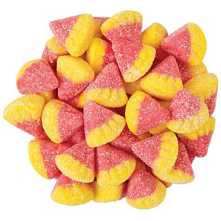 Clever Sour Pink Lemonade Gummy Slices Pink & Yellow 5lb
