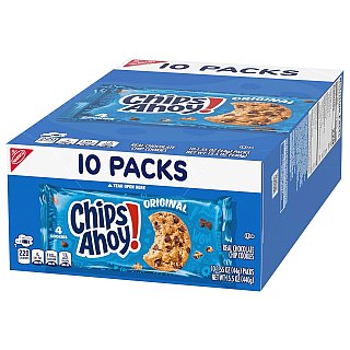 Chips Ahoy Single Serve Tray 1.55oz 10ct
