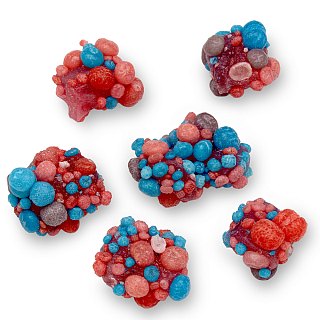 Fini Gummy Crunchy Clusters Rainbow 2.2 lb Kosher Parve