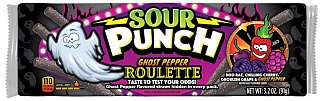 Sour Punch Ghost Pepper Spicy Roulette Straws 3.2 oz 24 ct