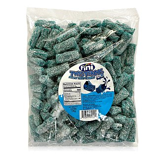 Fini Spain Twisteroos Sour Blue Raspberry Juicy Gummy 2.2 lbs