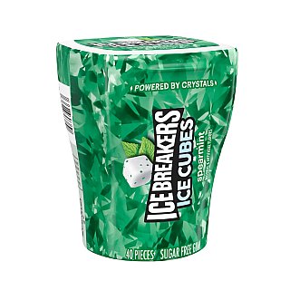 Ice Breakers 6 Ct 40 Piece Cubes Spearmint Tray